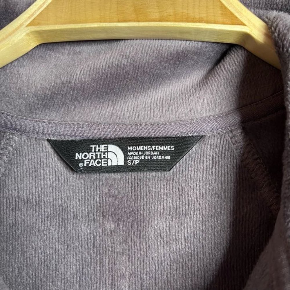 The North Face Gray Full-Zip Fleece Jacket Size Small - Picture 5 of 8